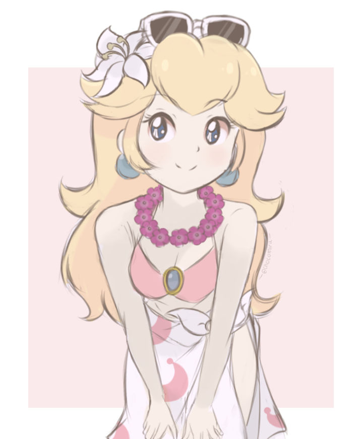 Princess Peach Swimsuit Colored Sketch Ver By Chocomiru02 On princess-peach-swimsuit-colored-sketch-ver-by-chocomiru02-on