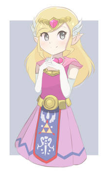 Princess Zelda - Wind Waker (Colored Sketch)