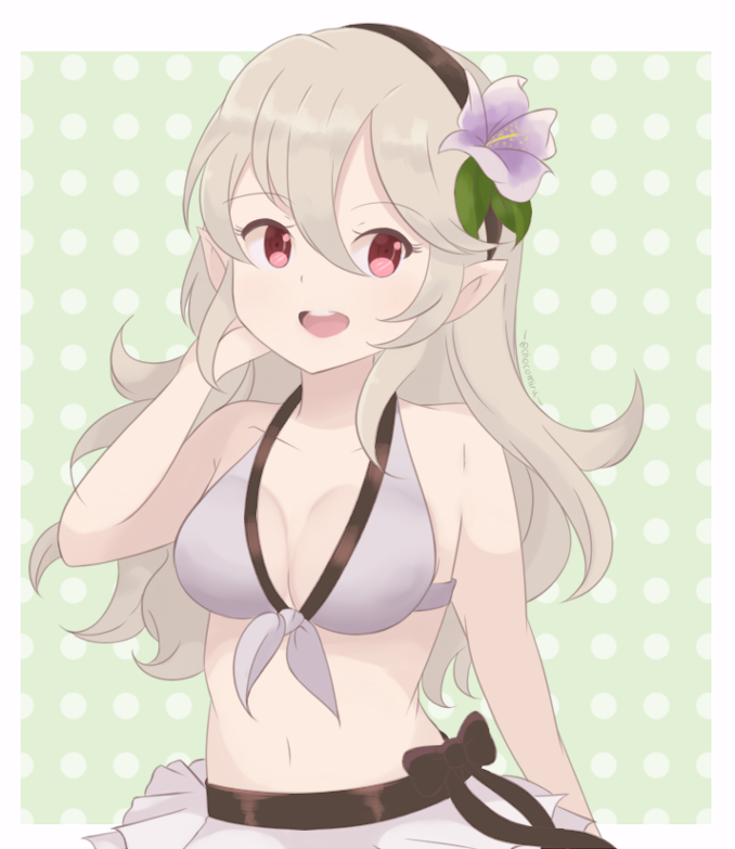Fire Emblem - Nohrian Summer Corrin (2019) by chocomiru02