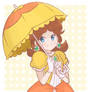 Princess Daisy - Parasol Art
