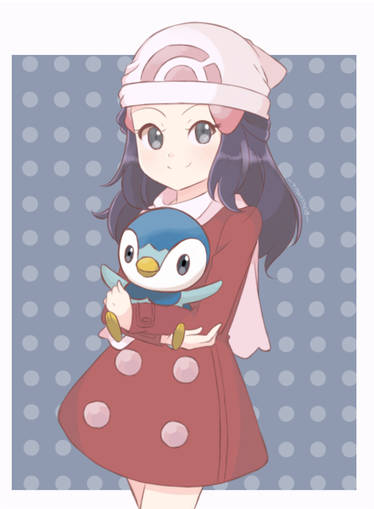 Pokemon Fanart - ✨ Dawn & Piplup 🐧 : r/AnimeART