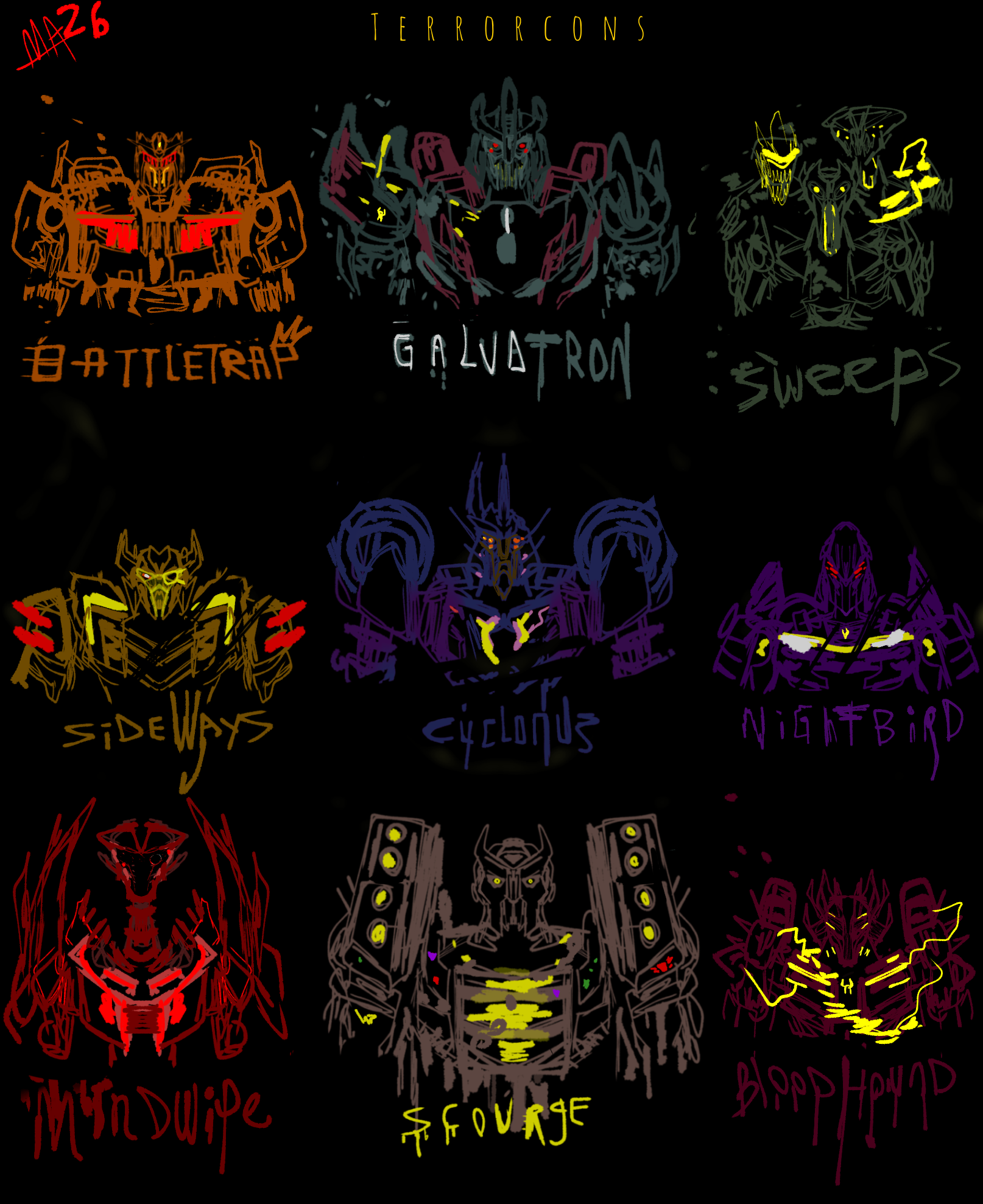 The Terrorcons...Arrival of an extinction by MaxerAlfa017 on DeviantArt