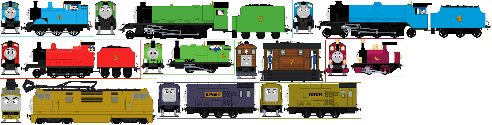 Tatmr Rws Deviantart TATMR engines' alternate liveries (my designs) by Curtis-Parish on ...
