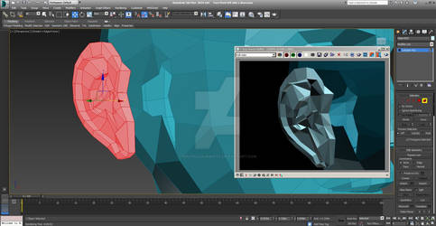 Face Polygon Modelling (preview) part 2 - Earlobe