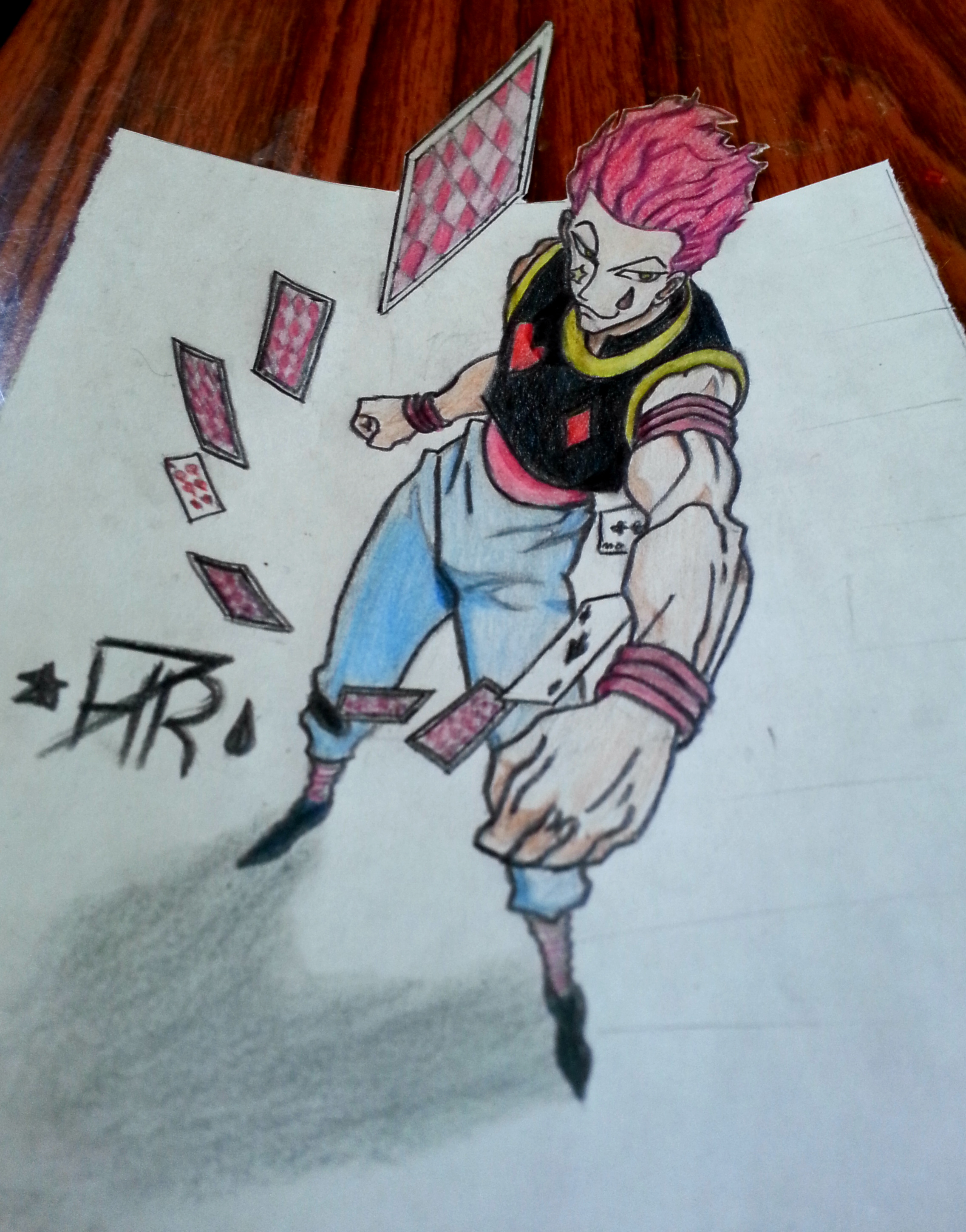 Hisoka 3d Drawing By Hr7xman On Deviantart Hisoka 3d Drawing By Hr7xman On Deviantart