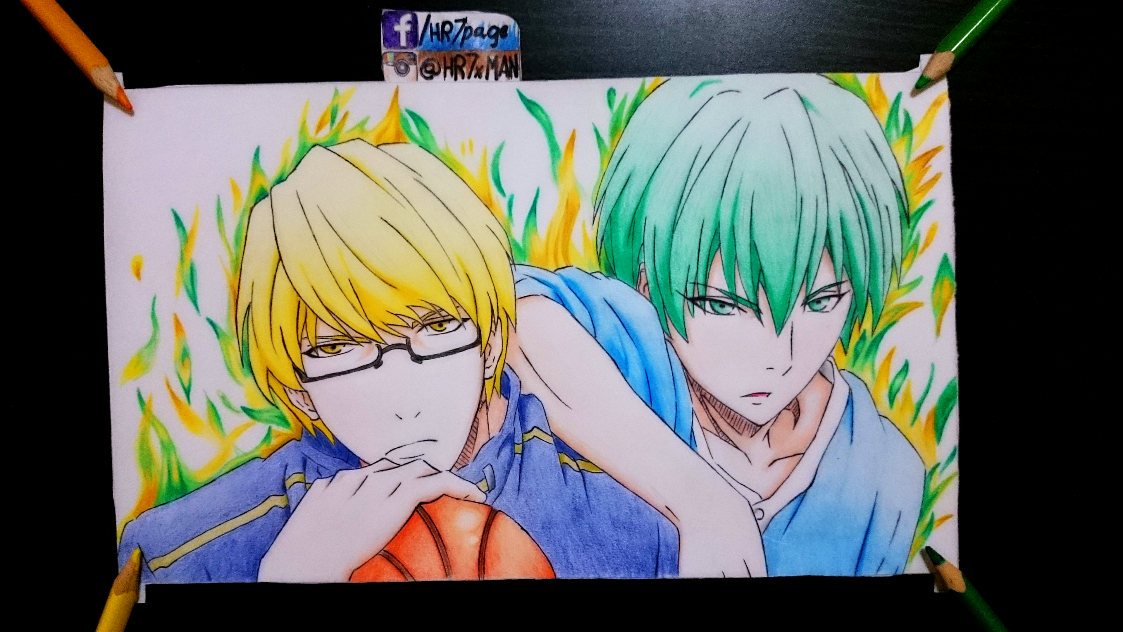 Kise Ryouta and Midorima Shintarou color swap