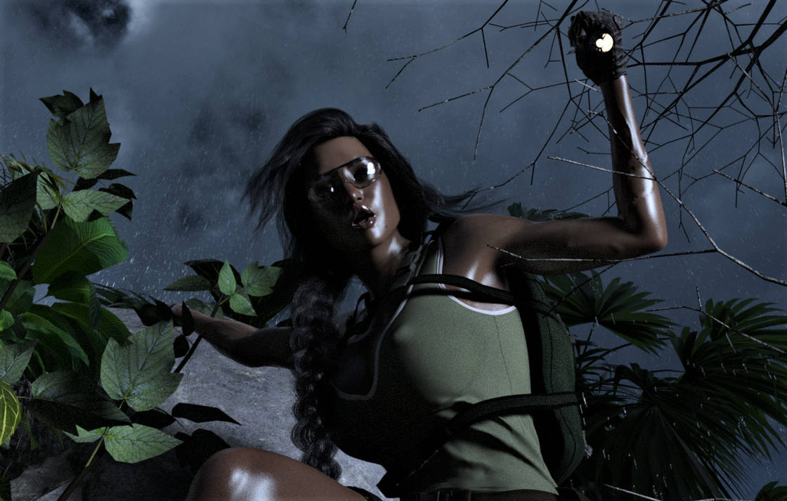 Lara in Trouble by sossenmaker on DeviantArt