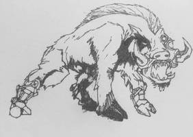 Cyboar concept art