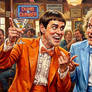 Harry and Lloyd at the Bar