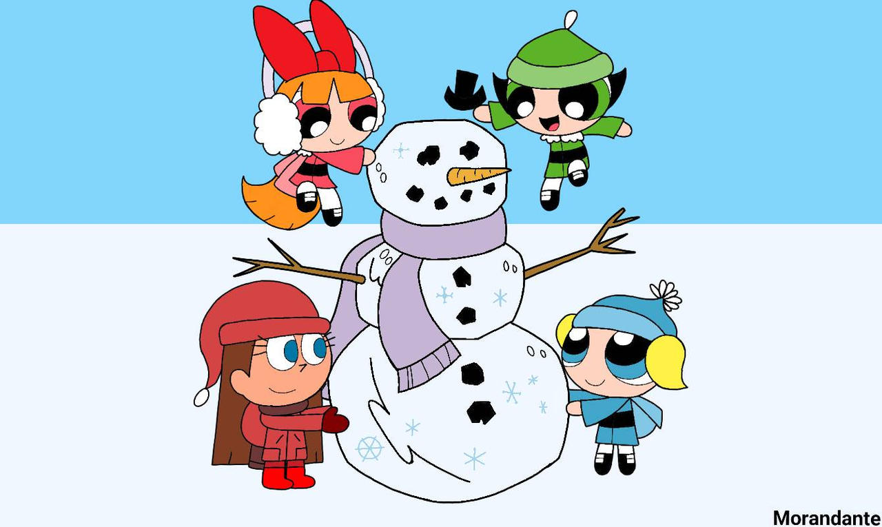 Robyn Power Robyn and the Powerpuff girls' winter clothes by Morandante on DeviantArt
