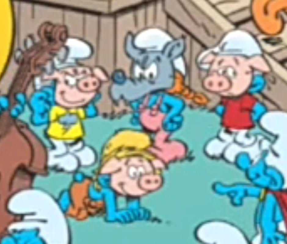 The 3 little smurflings and the big bad Sassette by Morandante on ...