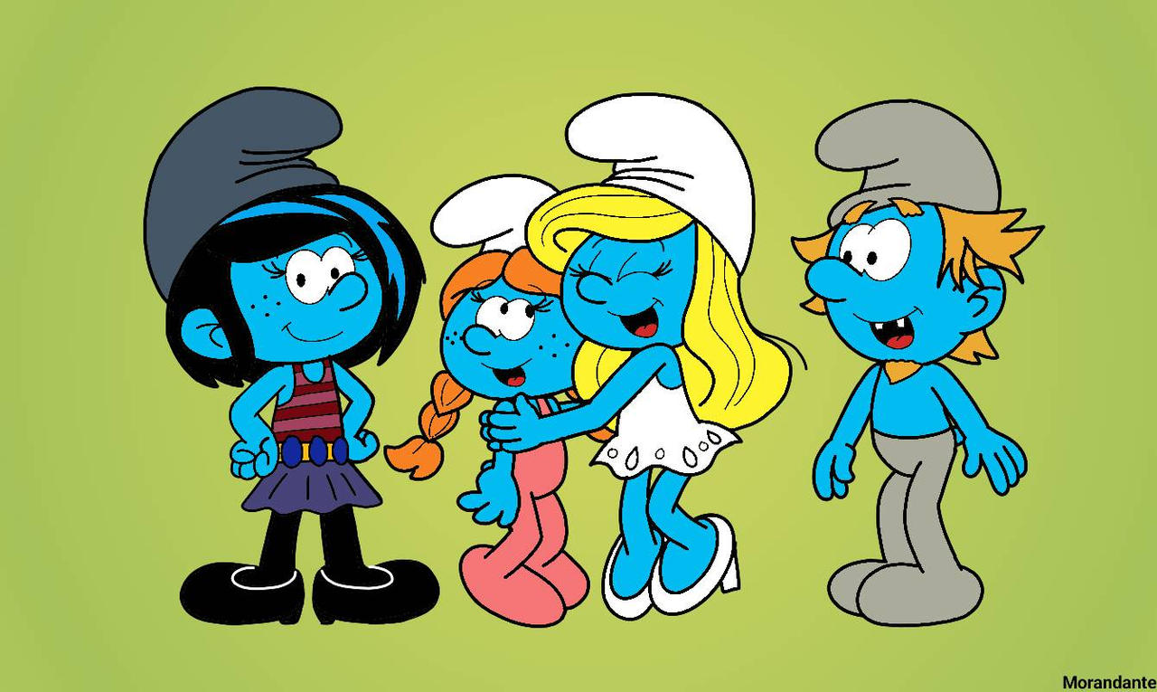 Hackus Crying Vexy, Sassette, Smurfette and Hackus by LittleMissRissie on DeviantArt