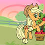 Applejack's apple harvesting