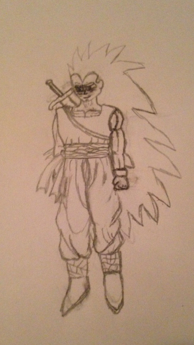 Raditz Drawing by aaronlewis54321 on DeviantArt