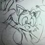 Tails : pencil pict