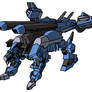 GAT-X137 Vanguard Gundam quadruped mode