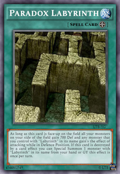 Paradox Labyrinth Card by LordTomBond on DeviantArt