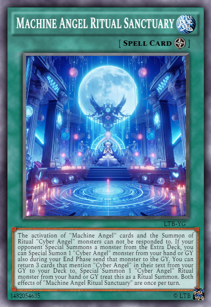 Machine Angel Ritual Sanctuary card by LordTomBond on DeviantArt