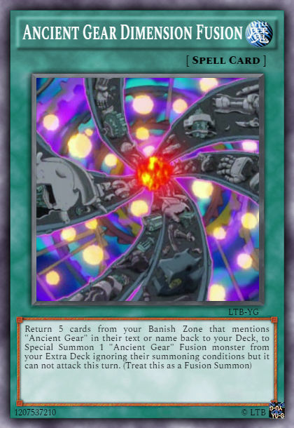 Ancient Gear Dimension Fusion card by LordTomBond on DeviantArt