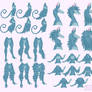 Ulgogo hair distribuition types
