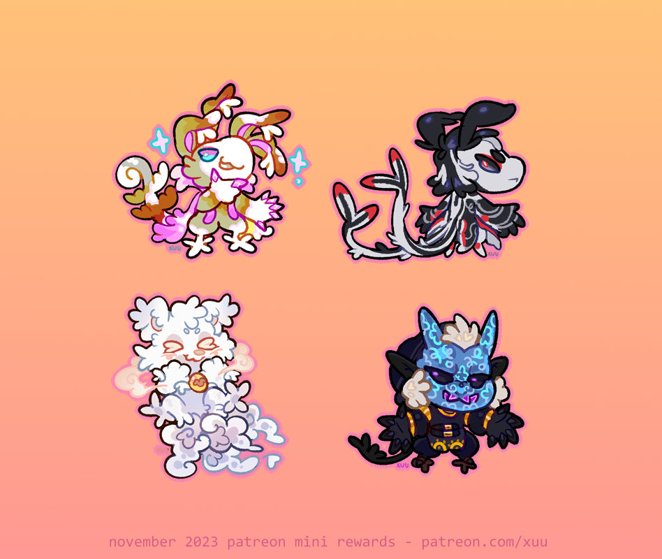 November 2023 Patreon Mini Requests