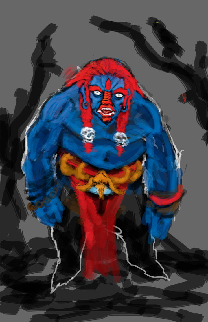Pre Work Demon demon work in progress by Rakum-R on DeviantArt