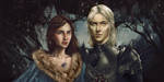 Rhaegar Targaryen and Lyanna Stark by Silvaticus