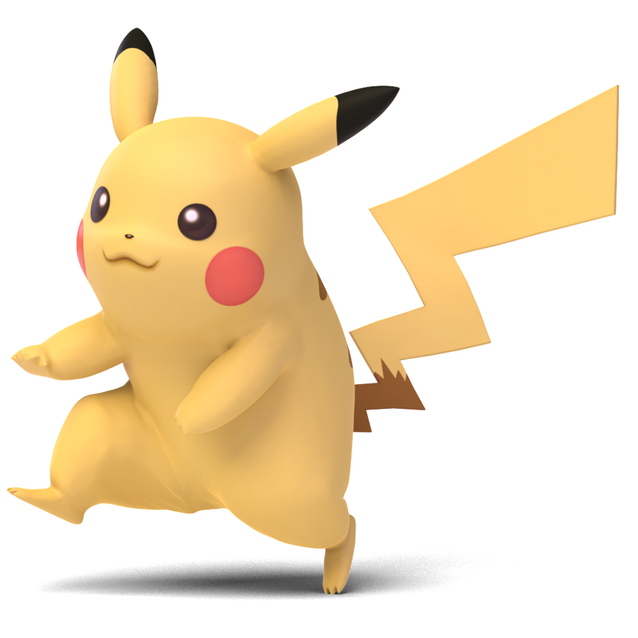 Pikachu Brawl Render Remake by unbecomingname on DeviantArt