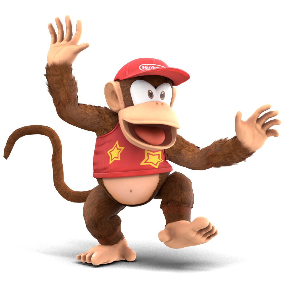 Diddy Kong Brawl Render Remake by on DeviantArt