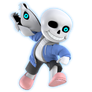 Sans Smash Ultimate Fan Render