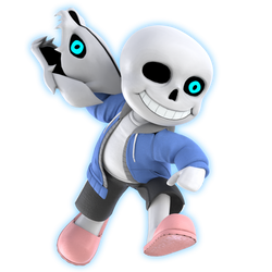 Sans Smash Ultimate Fan Render