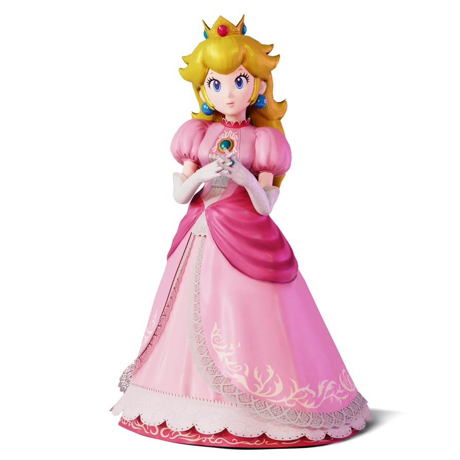 Peach Brawl Render Remake by on DeviantArt