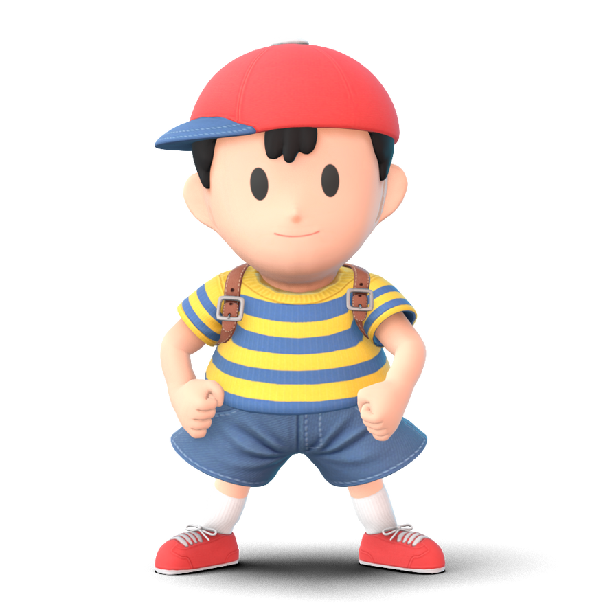 Ness Brawl Render Remake by unbecomingname on DeviantArt