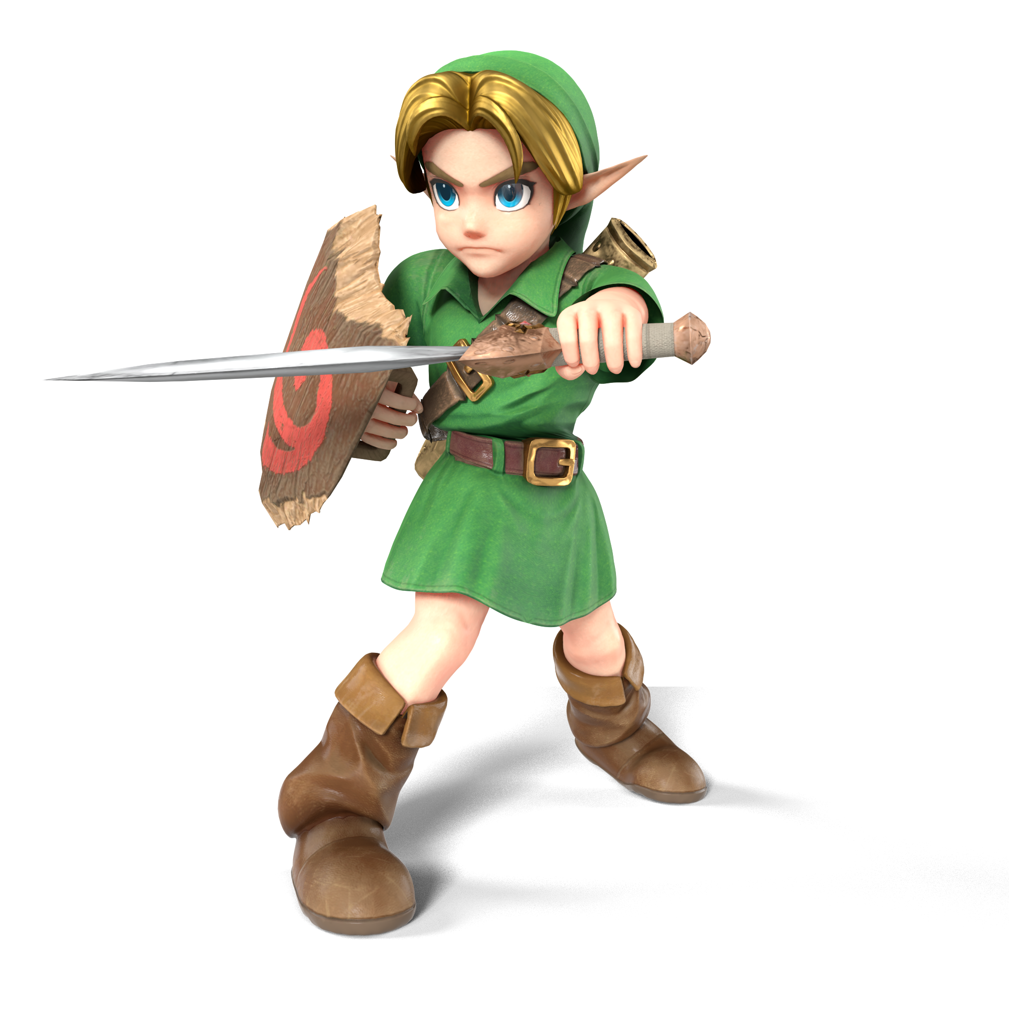 Young Link Melee Render Remake by unbecomingname on DeviantArt