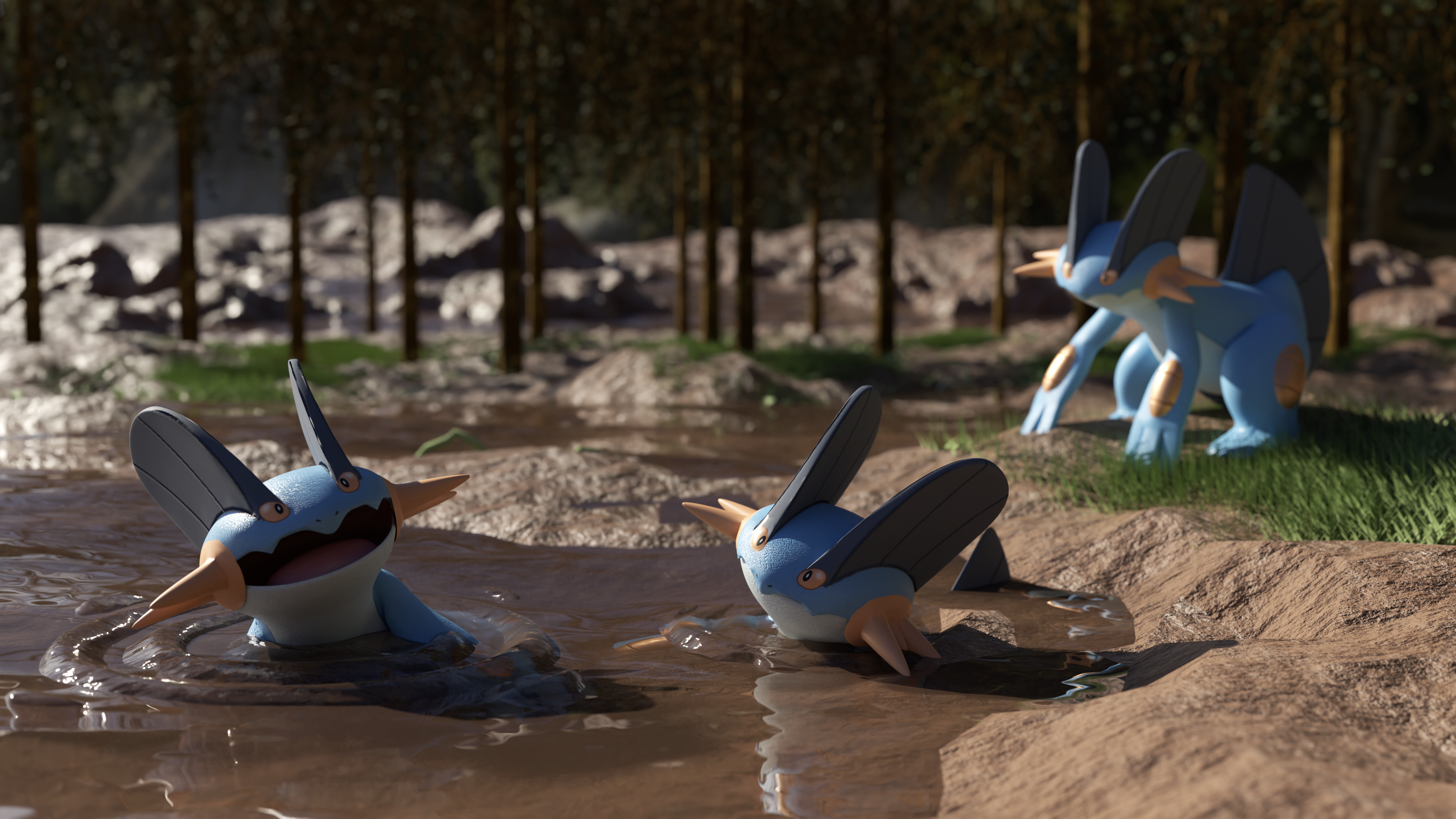 Lugia 3D Render Pokemon by MrPatafoin on DeviantArt