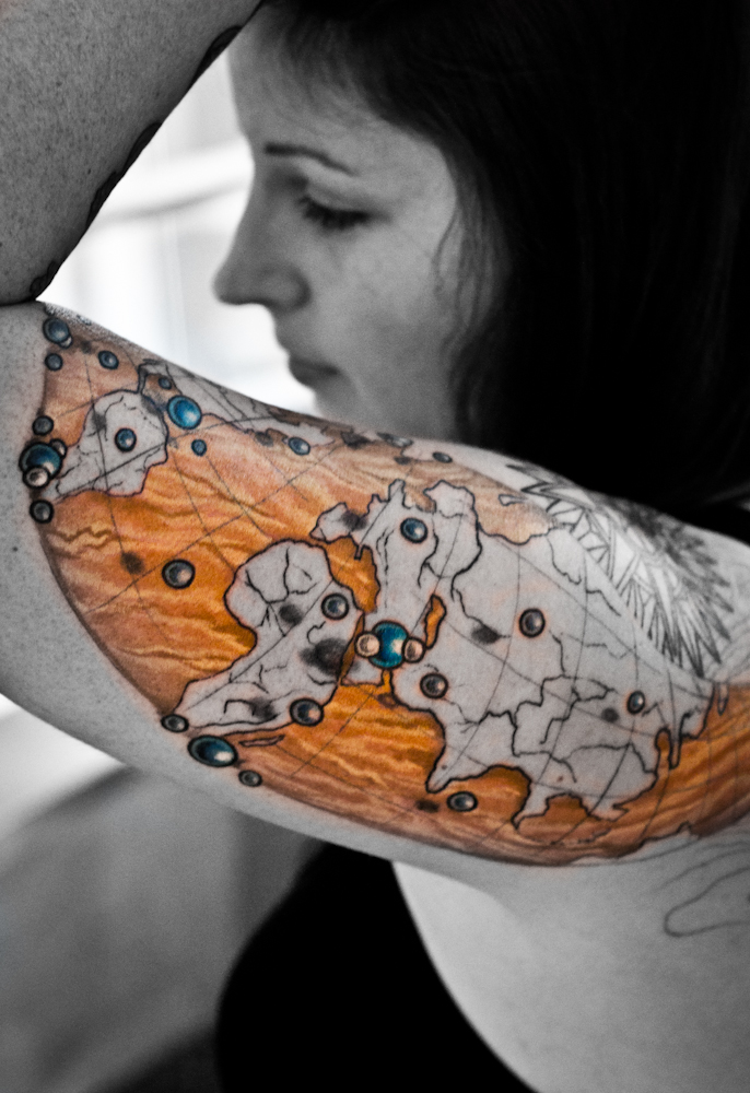 Geography Tattoo