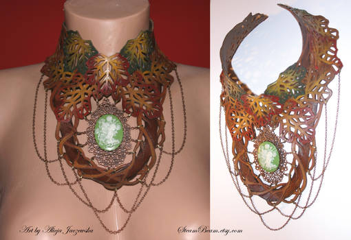 Autumn Forest Elven Necklace