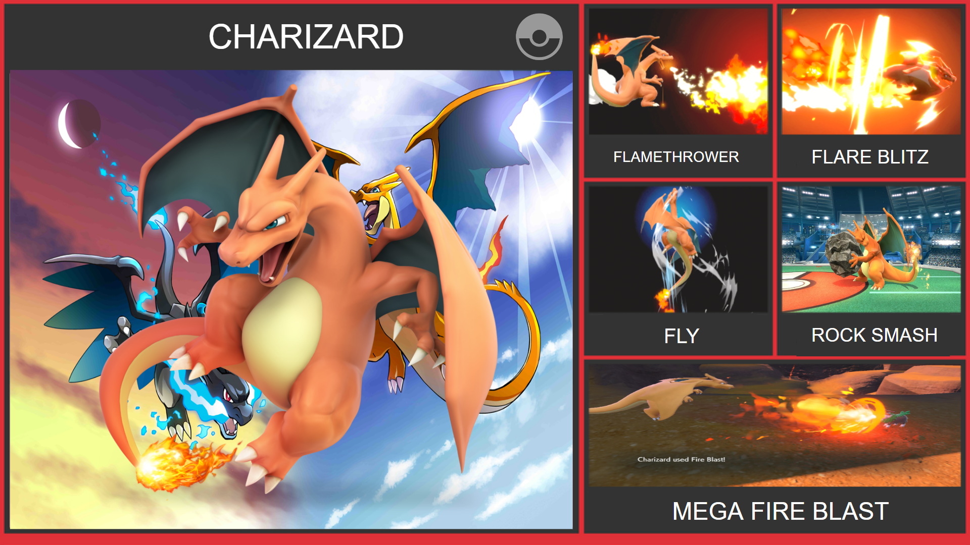 Charizard Transfer Charizard (Edited) Smash Bros Moveset by WilliamHeroofHyrule on DeviantArt