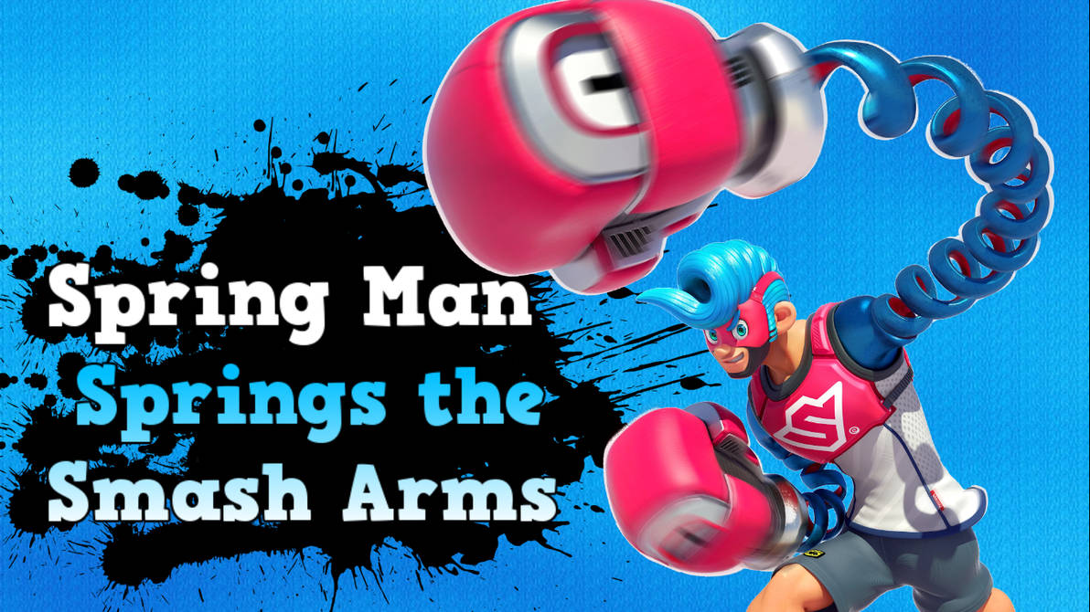 Spring Man Super Smash Bros Splash Art by WilliamHeroofHyrule on DeviantArt