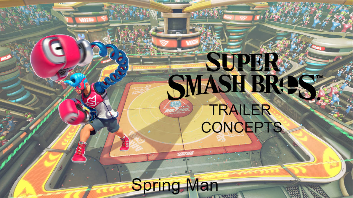 SSB Trailer Concepts: Spring Man by WilliamHeroofHyrule on DeviantArt