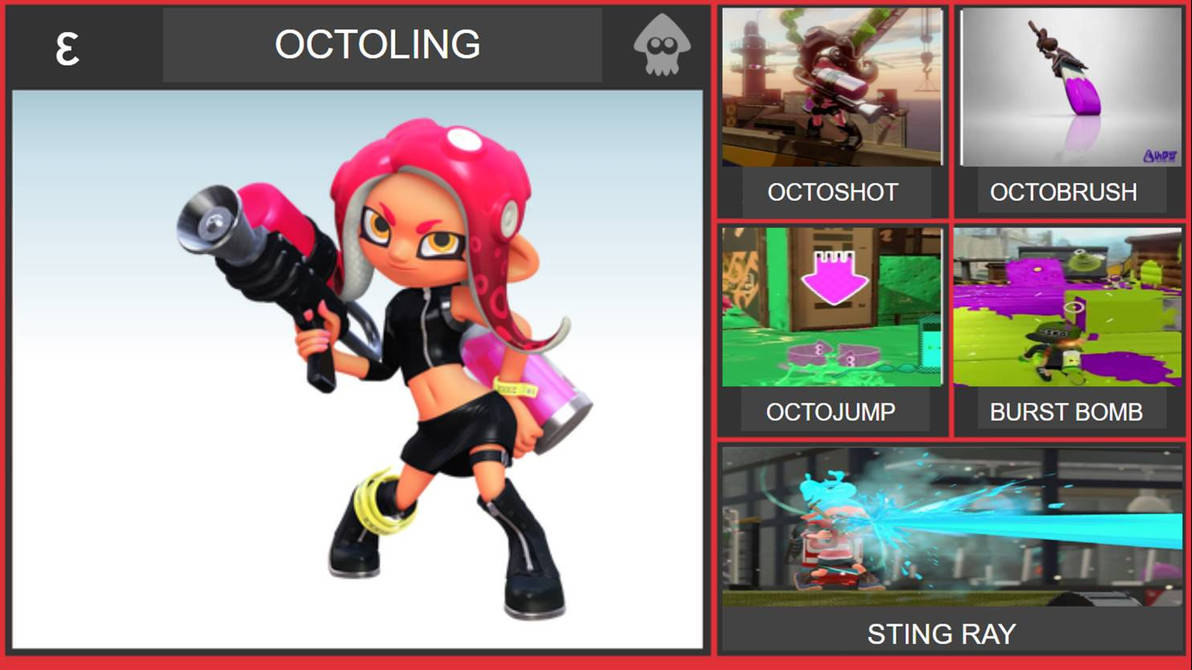 Octoling Smash Bros Moveset by WilliamHeroofHyrule on DeviantArt