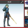 Alm Smash Bros Moveset