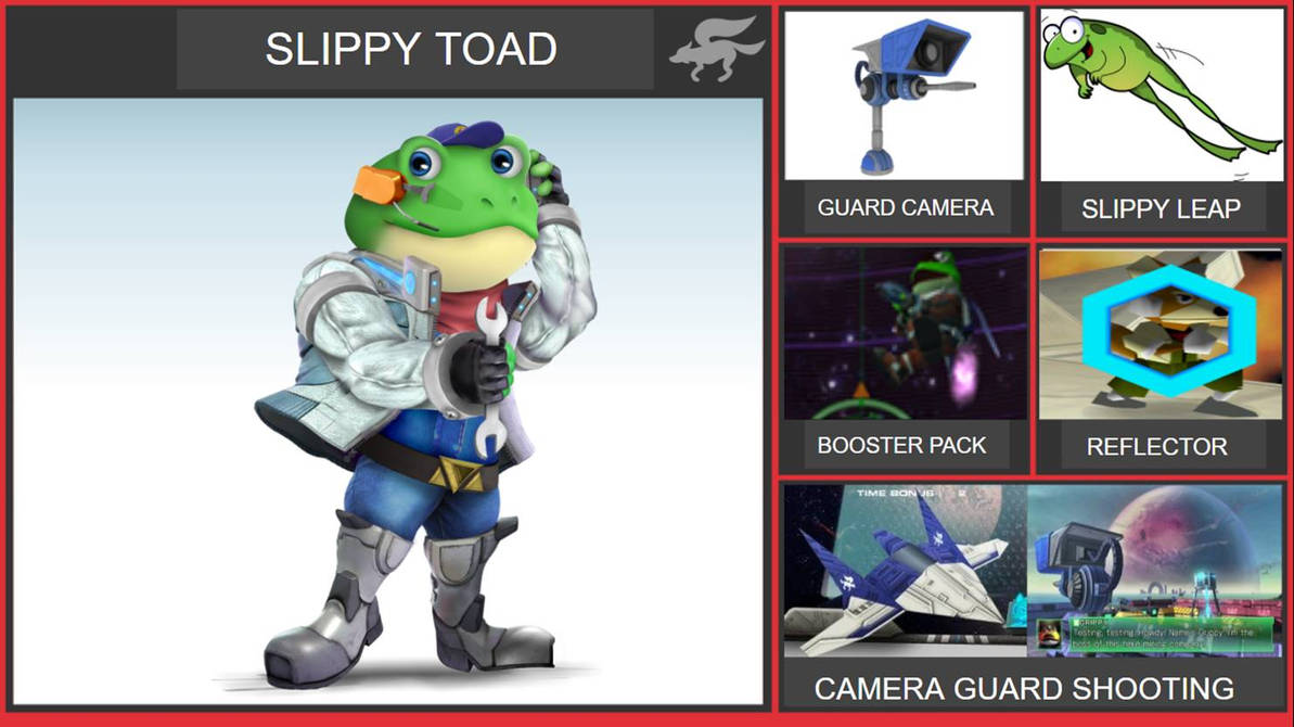 Slippy Toad Smash Bros Moveset by WilliamHeroofHyrule on DeviantArt