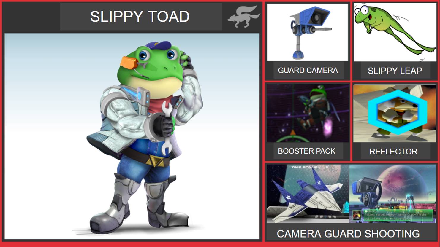 Slippy Toad Smash Bros Moveset by WilliamHeroofHyrule on DeviantArt