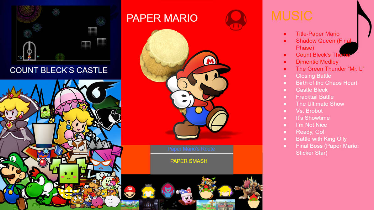 If Paper Mario was in Super Smash Bros. Ultimate by WilliamHeroofHyrule ...