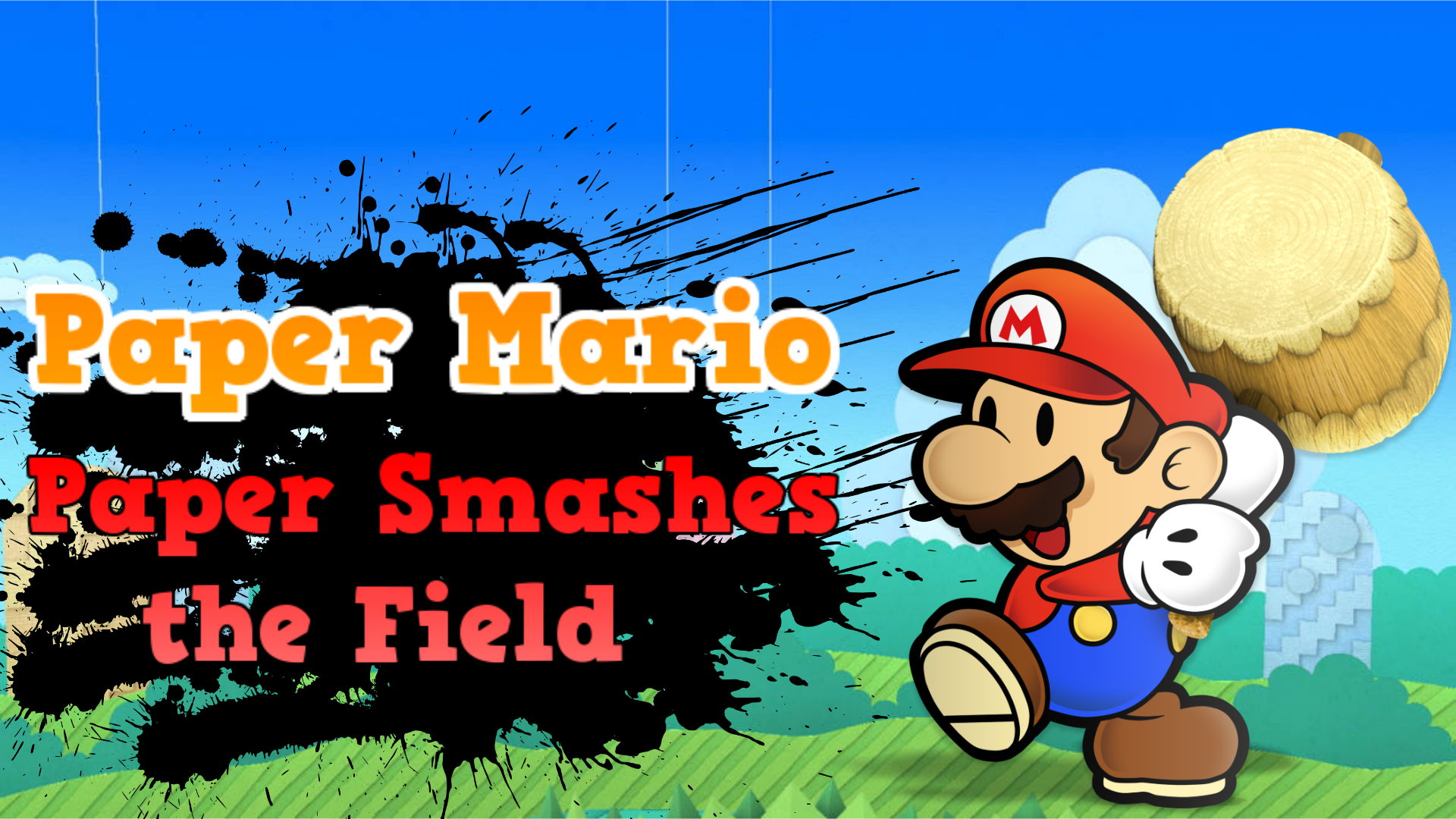 Paper Mario Super Smash Bros Splash Art by WilliamHeroofHyrule on ...