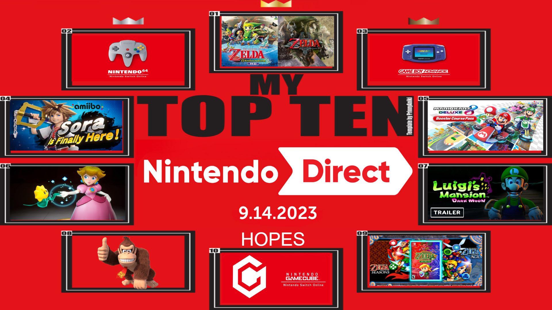 Summary of 'Nintendo Direct 2021.9.24' with new titles such as