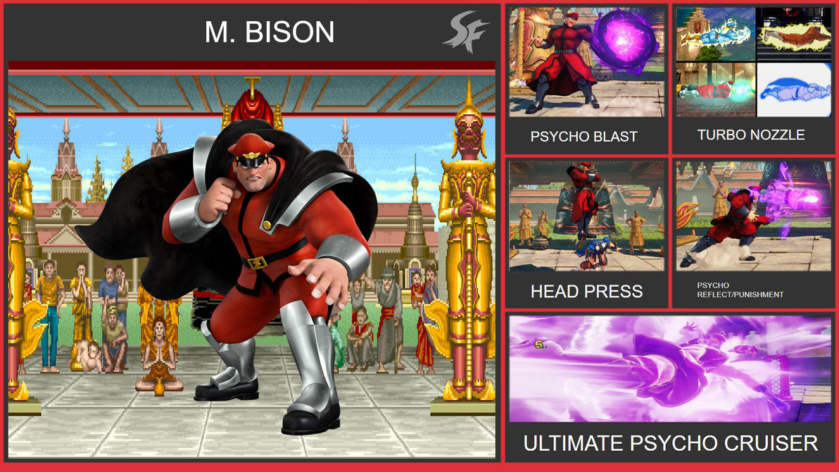 Ssb Move Set M. Bison Smash Bros Moveset by WilliamHeroofHyrule on DeviantArt