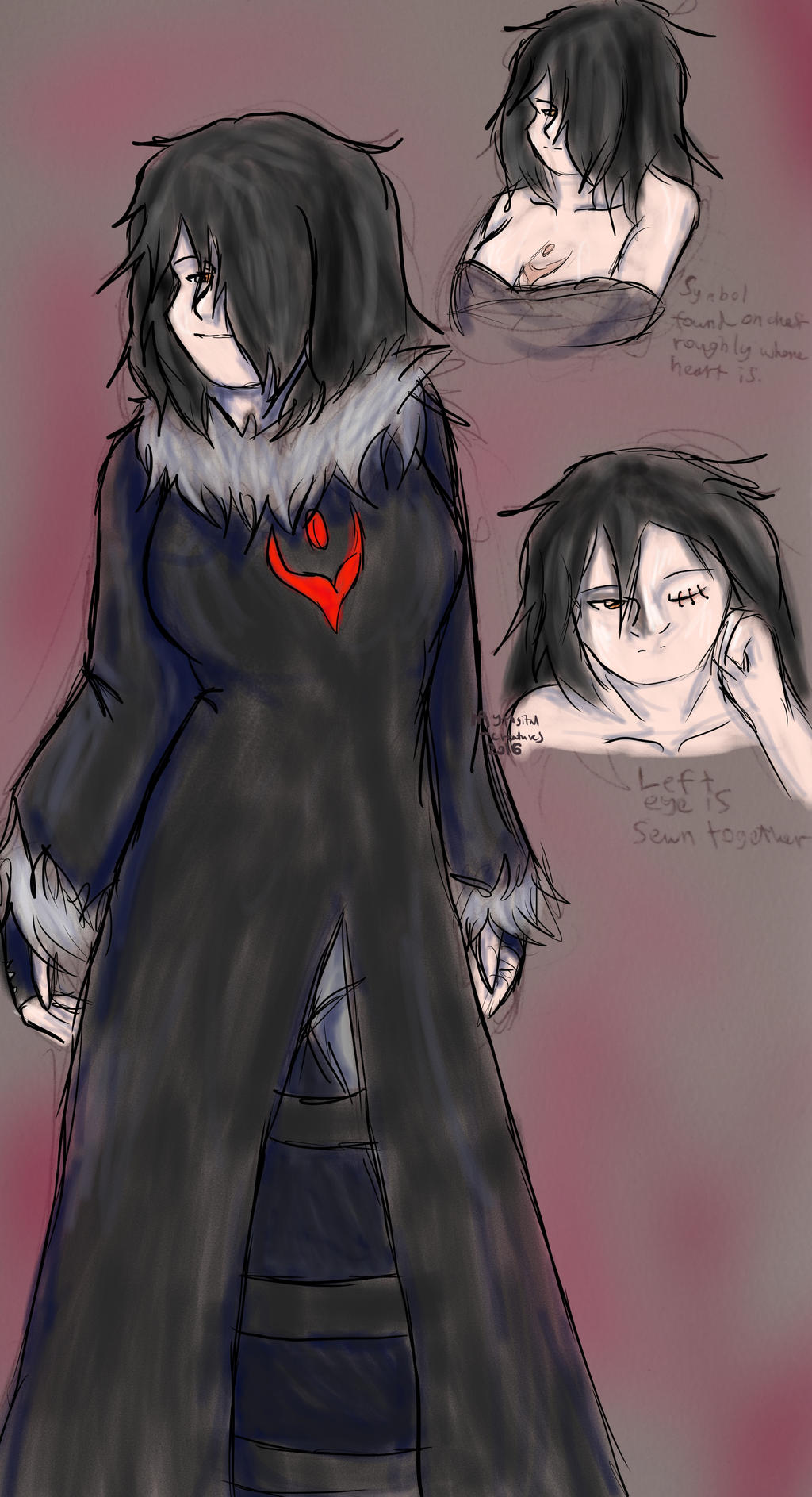 DM coloured doodles
