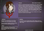 Origami character info profile by mythgital-creatures